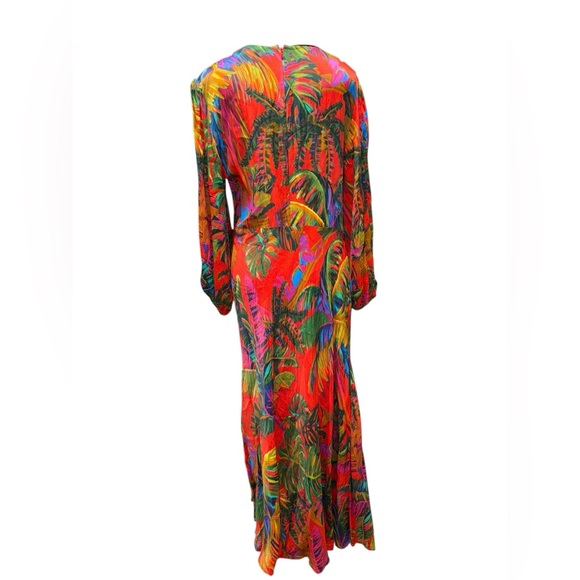 FARM Rio Urban Jungle Midi Dress - NWOT- Size XL - Picture 3 of 10